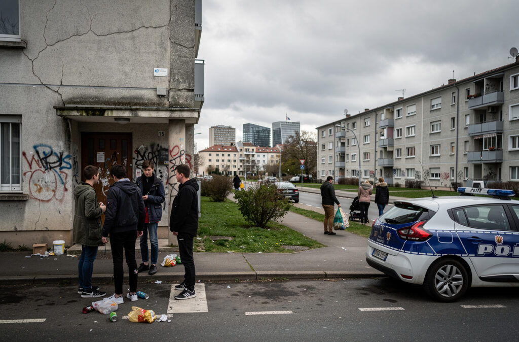 Le quartier le plus dangereux de Mulhouse, notamment Bourtzwiller, concentre un taux de délinquance élevé et de nombreux trafics, faisant de ce secteur une zone à éviter pour les visiteurs et futurs résidents. Les Coteaux et Drouot-Barbanègre sont également identifiés comme quartiers sensibles où l’insécurité, la précarité et les tensions sont récurrentes, illustrant les secteurs à risques de la ville.